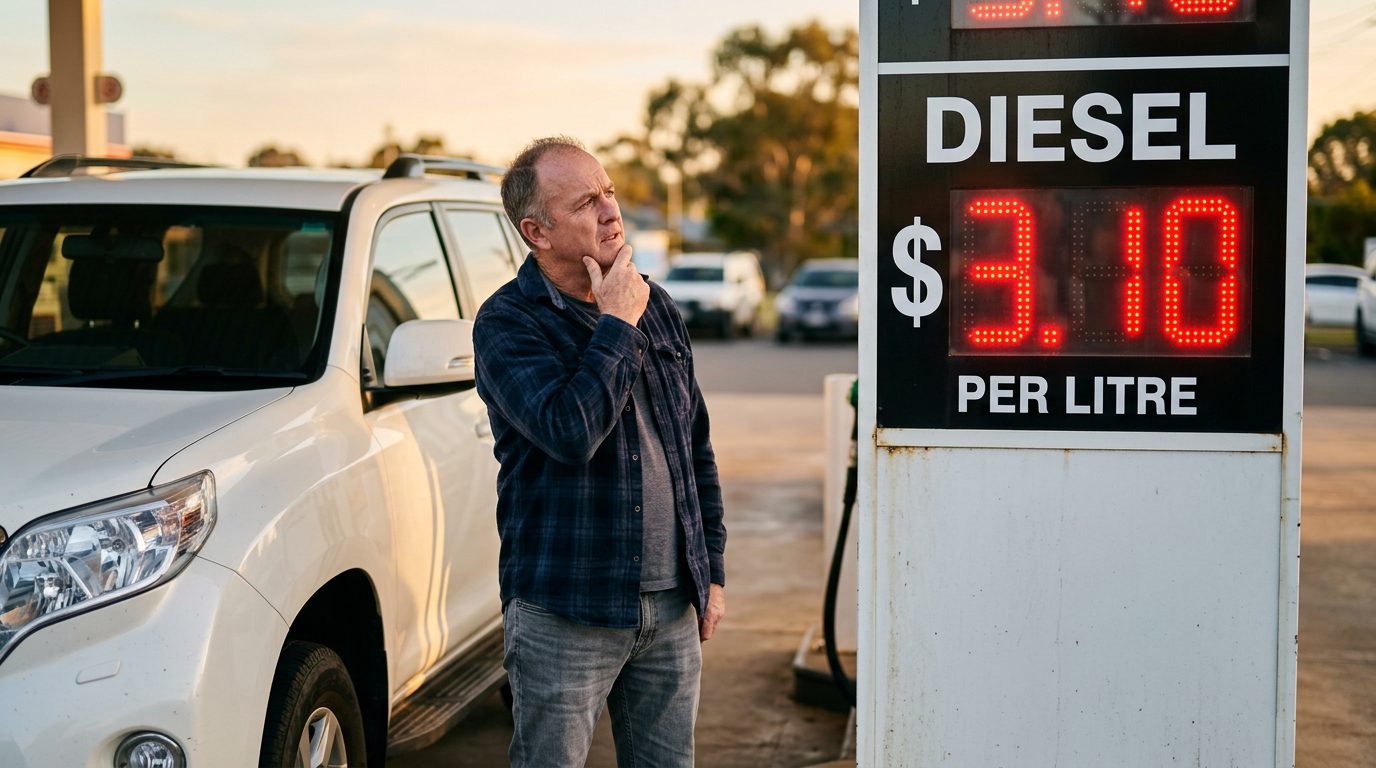 Diesel prices surging at Australian petrol stations