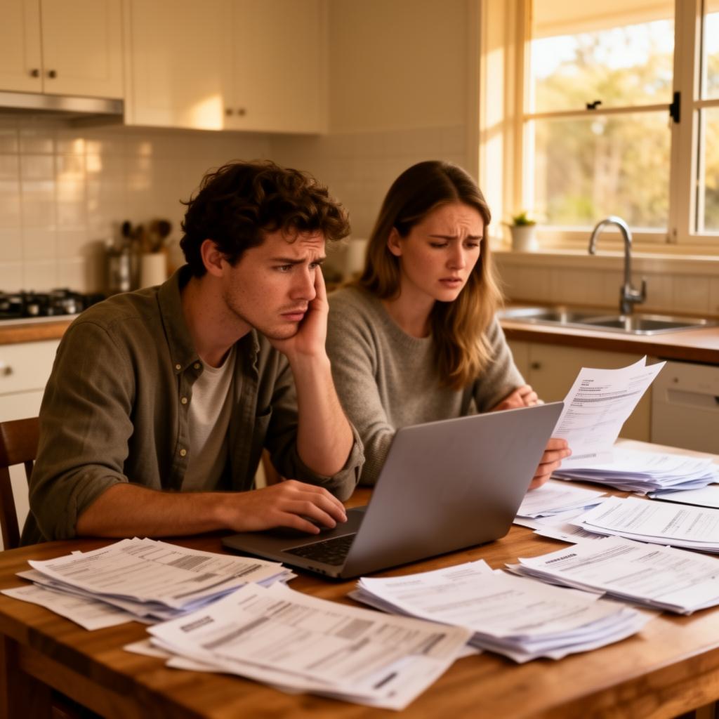 Couple stressed over mortgage repayments